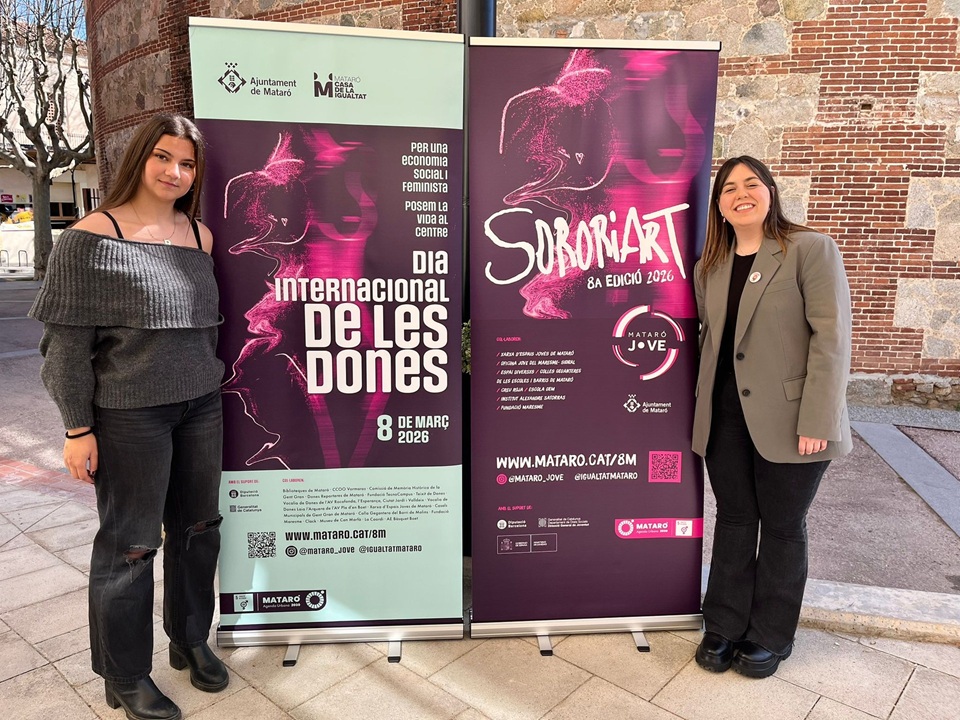 Una alumna del GEM torna a crear la imatge del 8M a Mataró